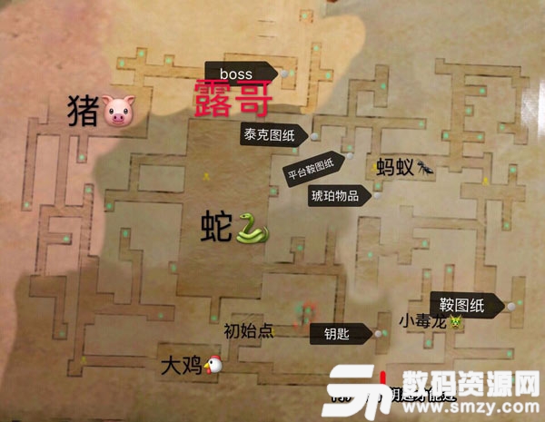 方舟生存進化地牢地圖