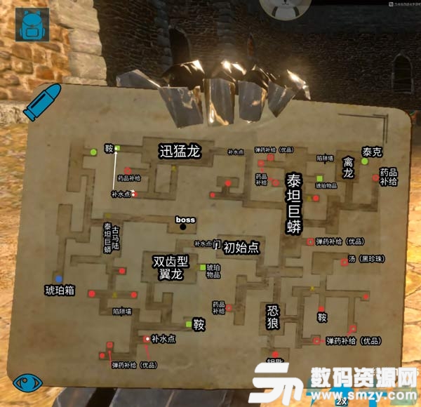 方舟生存進化地牢地圖