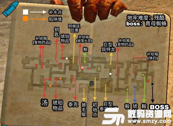 方舟生存進化地牢地圖