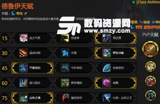 魔獸世界8.0貓德天賦特質推薦截圖