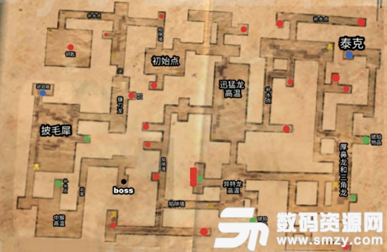 方舟生存進化地牢地圖
