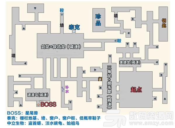 方舟生存進化地牢地圖