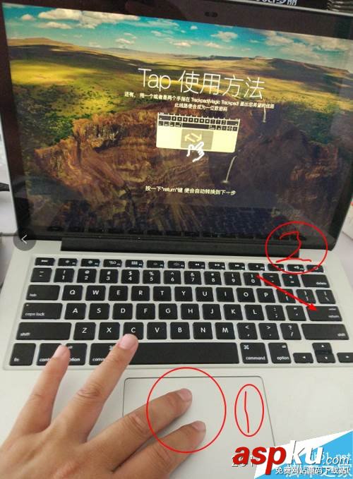 MAC,手勢