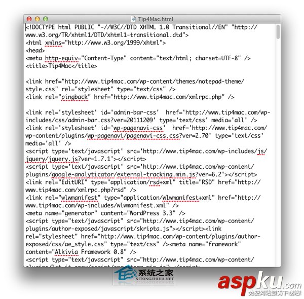 MAC,文本編輯,HTML