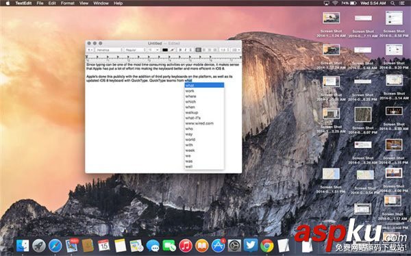 蘋果,YosemiteOSX10.10