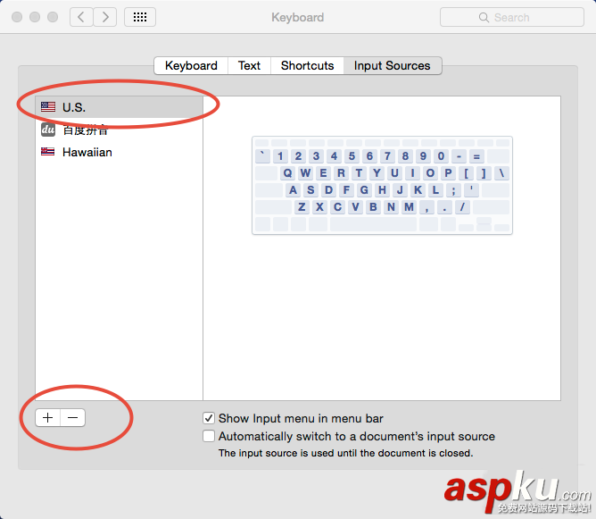 macbook,默認輸入法