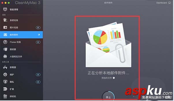 Mac,郵件,附件