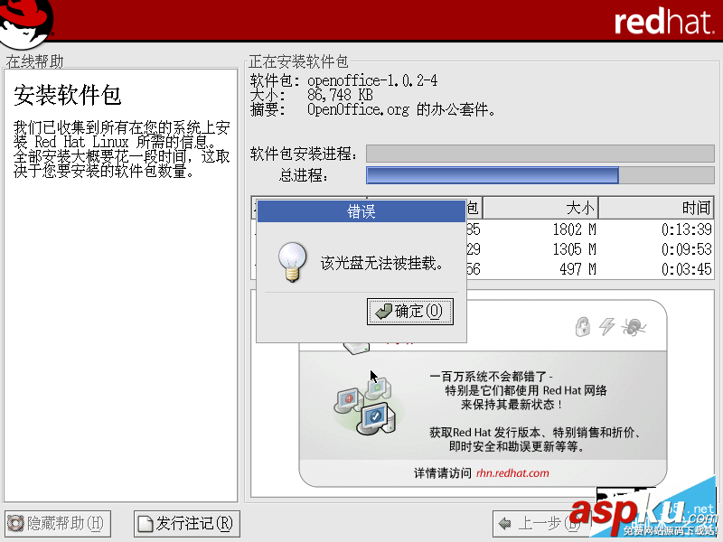 VMware,RedHat,Linux,光盤無法被掛載