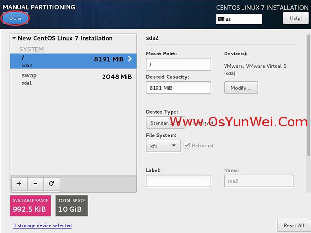 CentOS7.3.1611,系統安裝,CentOS