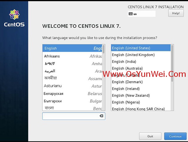CentOS7.3.1611,系統安裝,CentOS