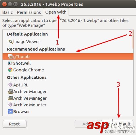 Ubuntu中修改默認程序,ubuntu設置默認程序