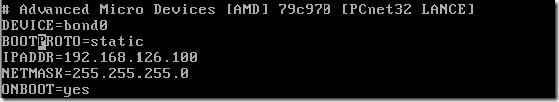 Centos,雙網卡,bonding,綁定,負載均衡