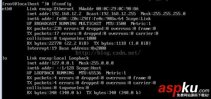 CentOS6.8,非圖形界面,配置IP