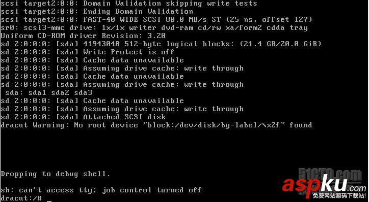 CentOS,開機錯誤