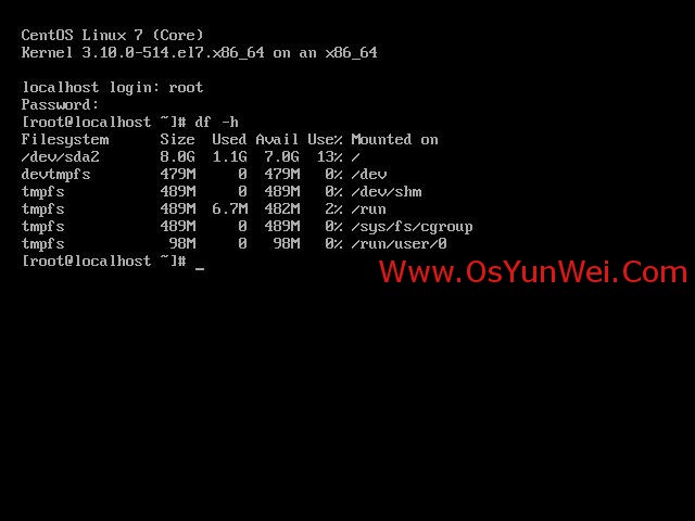 CentOS7.3.1611,系統安裝,CentOS