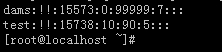 Centos,口令周期,設置生效