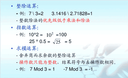 VBS,運算符