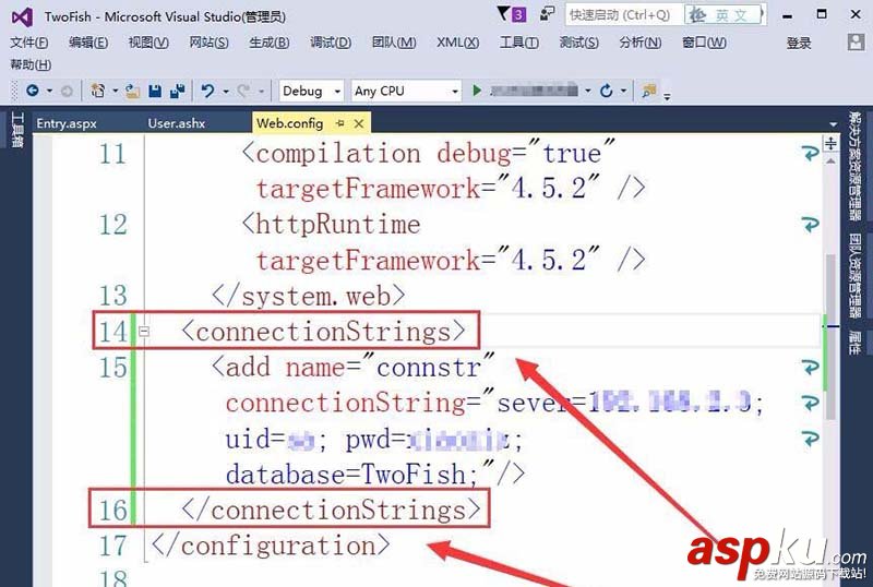 VisualStudio,數據庫,網站