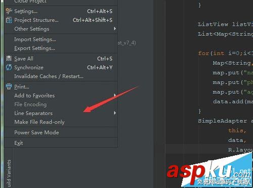 androidstudio,切換,android分隔符