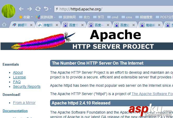 Apache官網,windows版,apache服務器