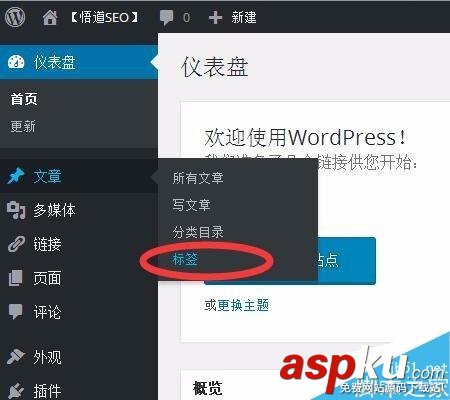 wordpress標簽
