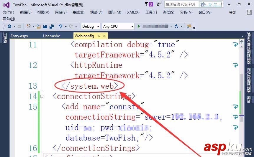 VisualStudio,數據庫,網站