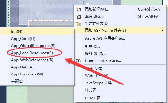 vs,ASP.Net,文件夾,選項