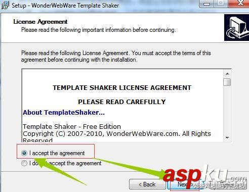 Template,Shaker,安裝