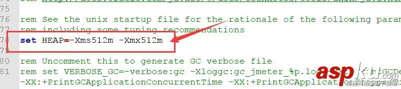 jmeter,內存溢出,調整內存