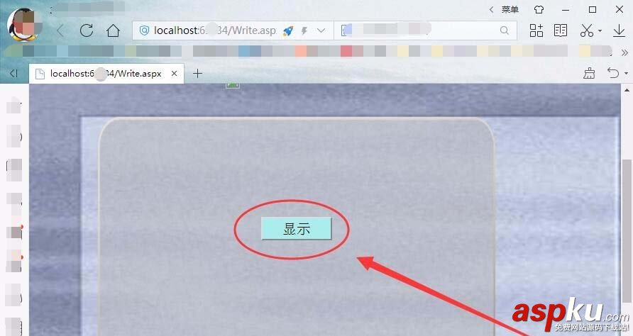 VisualStudio,網頁,按鈕,顯示文本