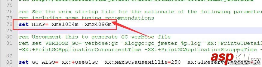 jmeter,內存溢出,調整內存