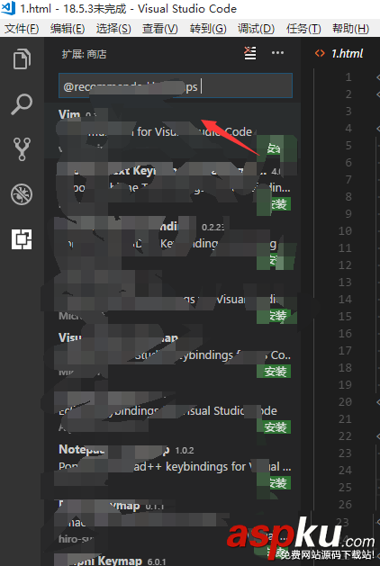 鍵映射,vscode