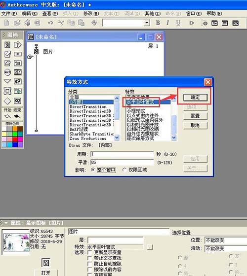 Authorware,圖片,特效