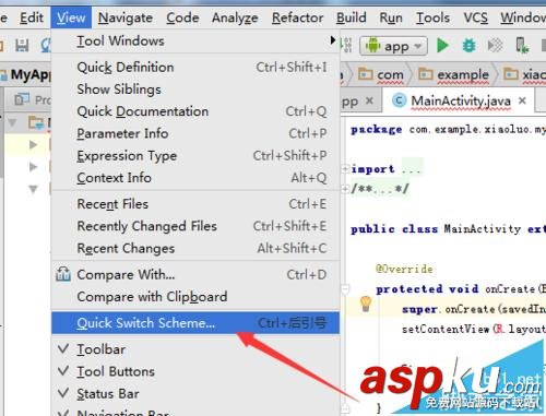 Androidstudio,快捷鍵