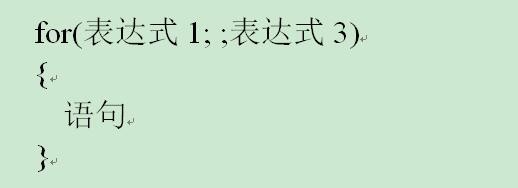 vs,for循環,省略,表達式