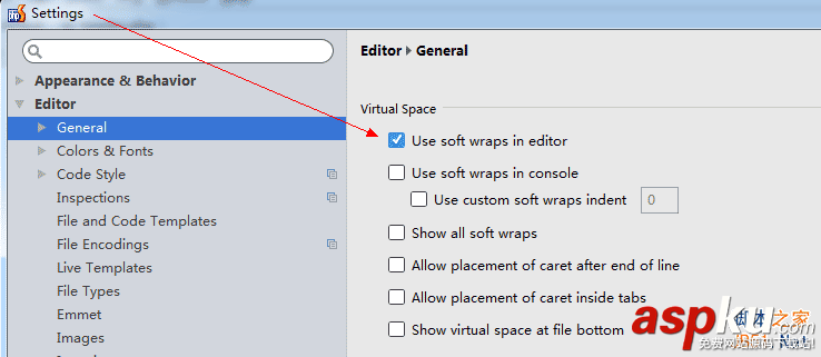 PHPstorm8,自動換行