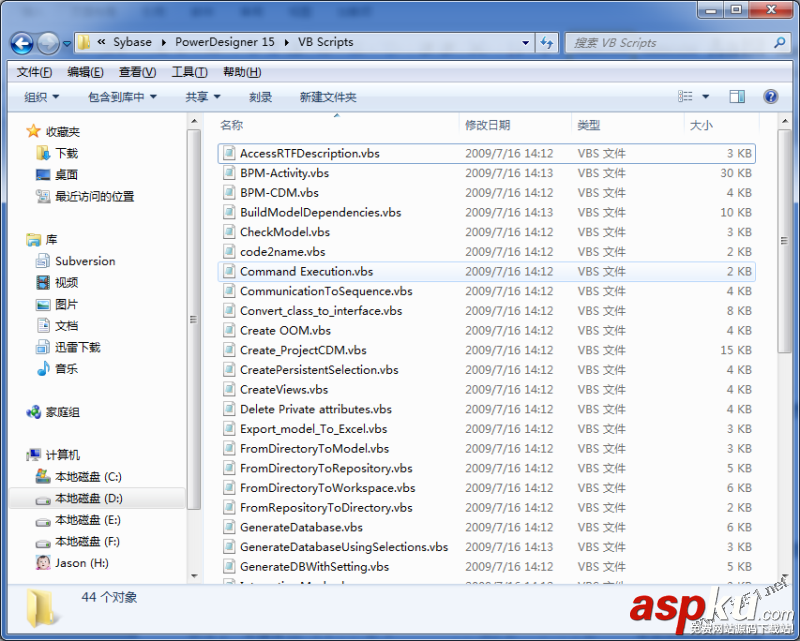 powerdesigner15,數據庫生成腳本