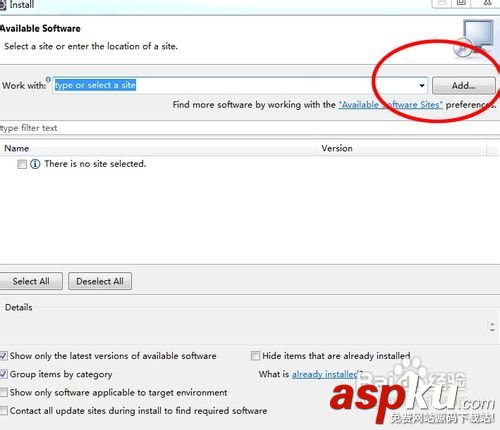 eclipse中添加android,ADT,ADT插件的安裝