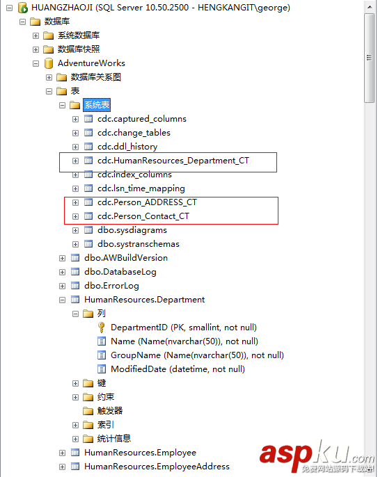 SQLServer2008,CDC,數據變更捕獲