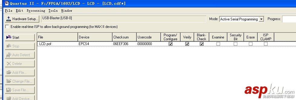 fpga,EPCS配置