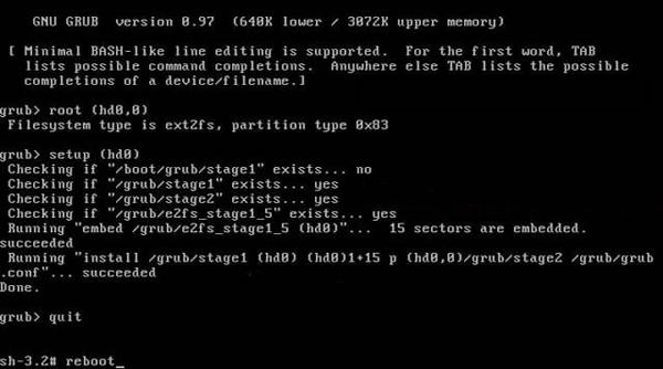  CentOS開機時出現GRUB引導錯誤怎么辦？