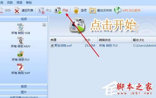 swf格式如何轉flv格式？