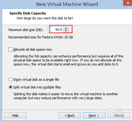 vmware安裝fedora20