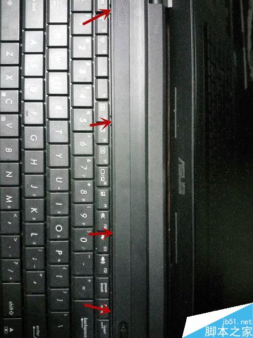 華碩KB4HR筆記本電腦拆卸、清灰