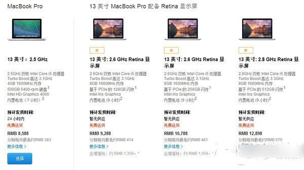 macbook air和pro的區別有哪些？macbook air和pro區別1