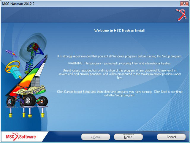 Msc Nastran 2012安裝教程