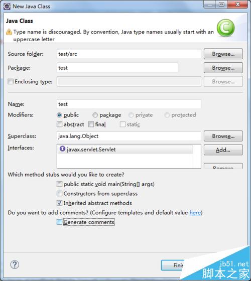 eclipse怎么創建servlet中class并配置servlet