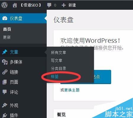 wordpress標簽如何使用