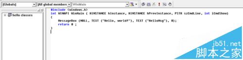 windows程序設計編寫Hello world 程序