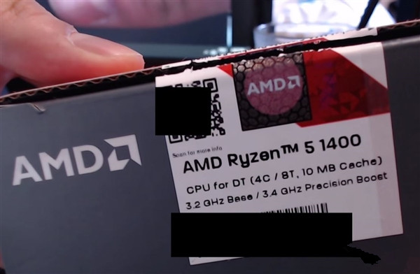 1299元4核AMD Ryzen 5 1400搶先游戲測試：對比7代i5